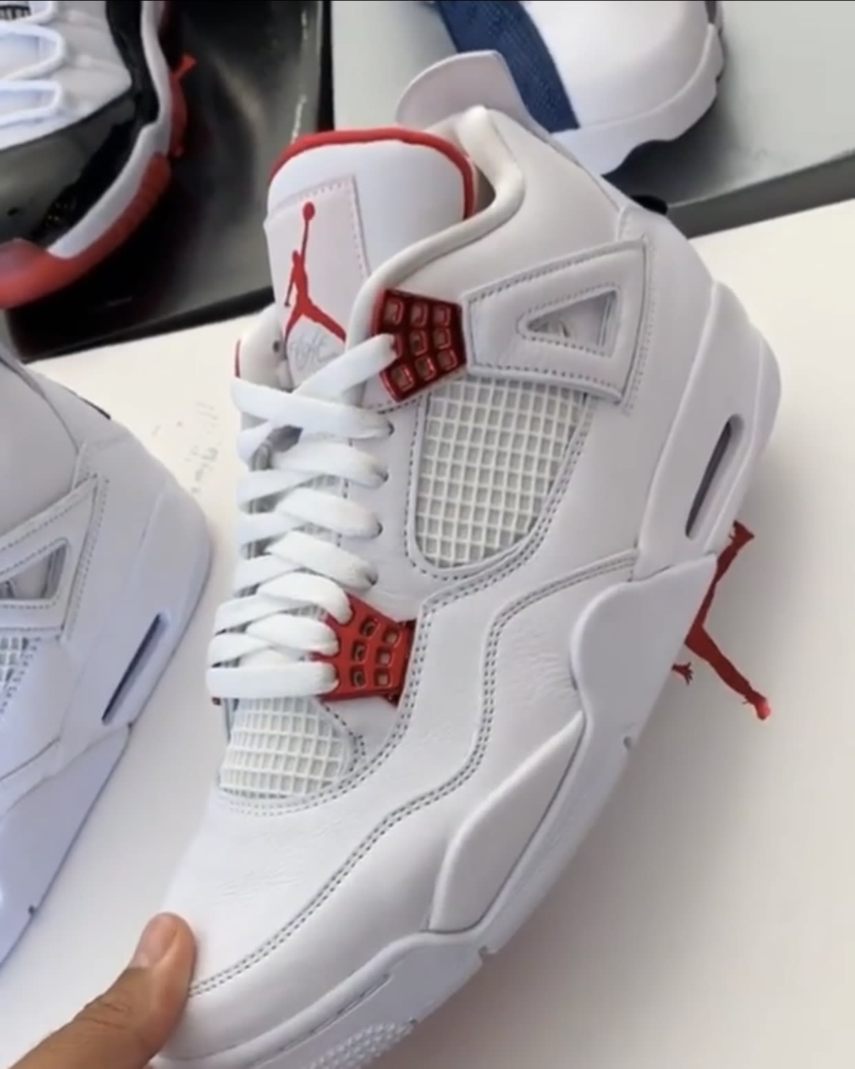 Air Jordan 4 White Metallic Red Release Date