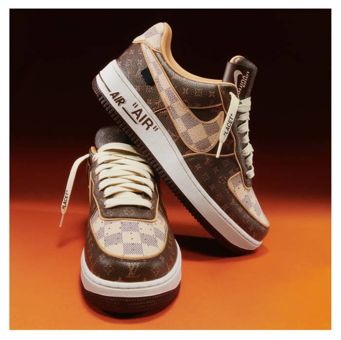Louis Vuitton x Nike Air Force 1/AF1 Sneakers: Try-on and