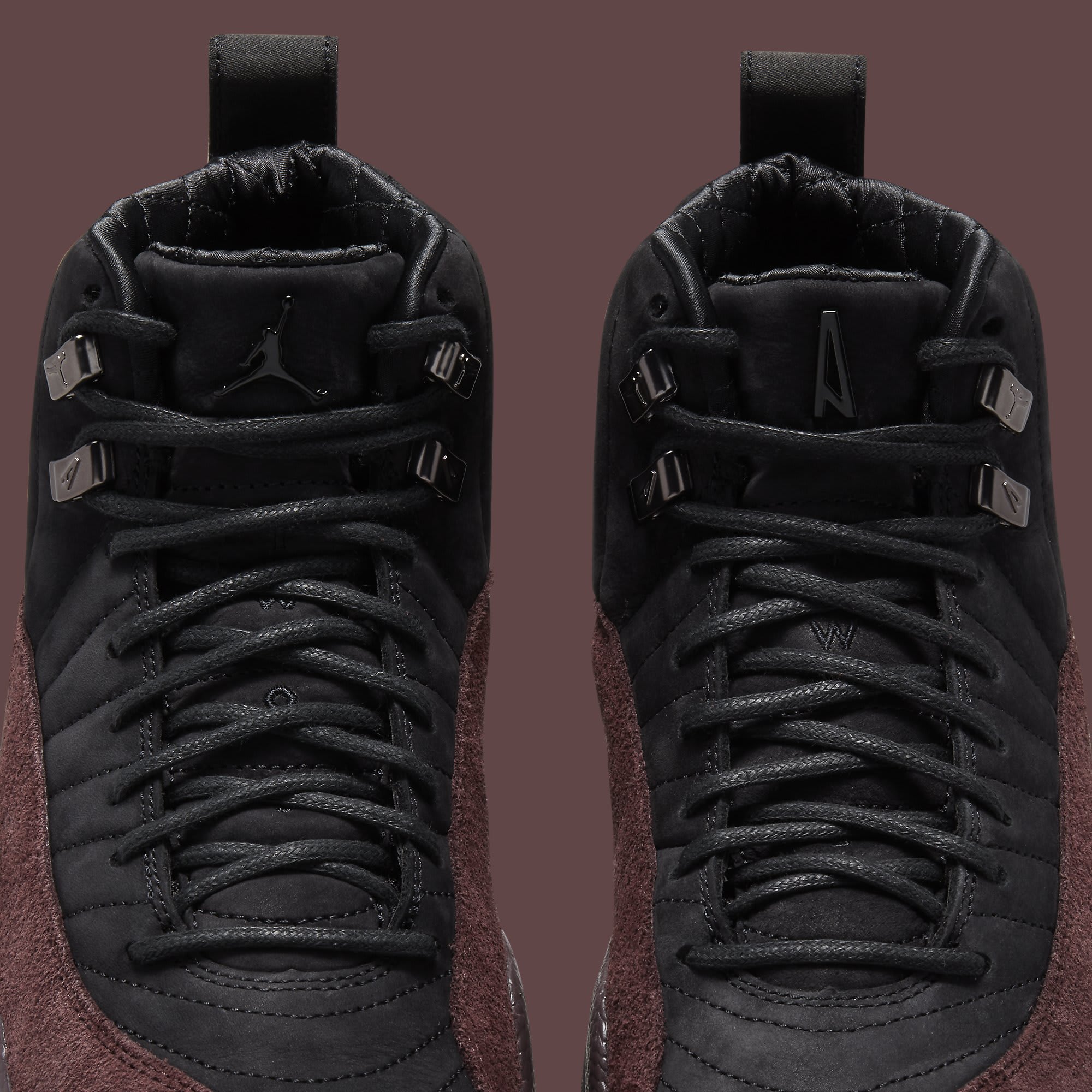 A Ma Maniere x Air Jordan 12 Black DV6989 001 Front