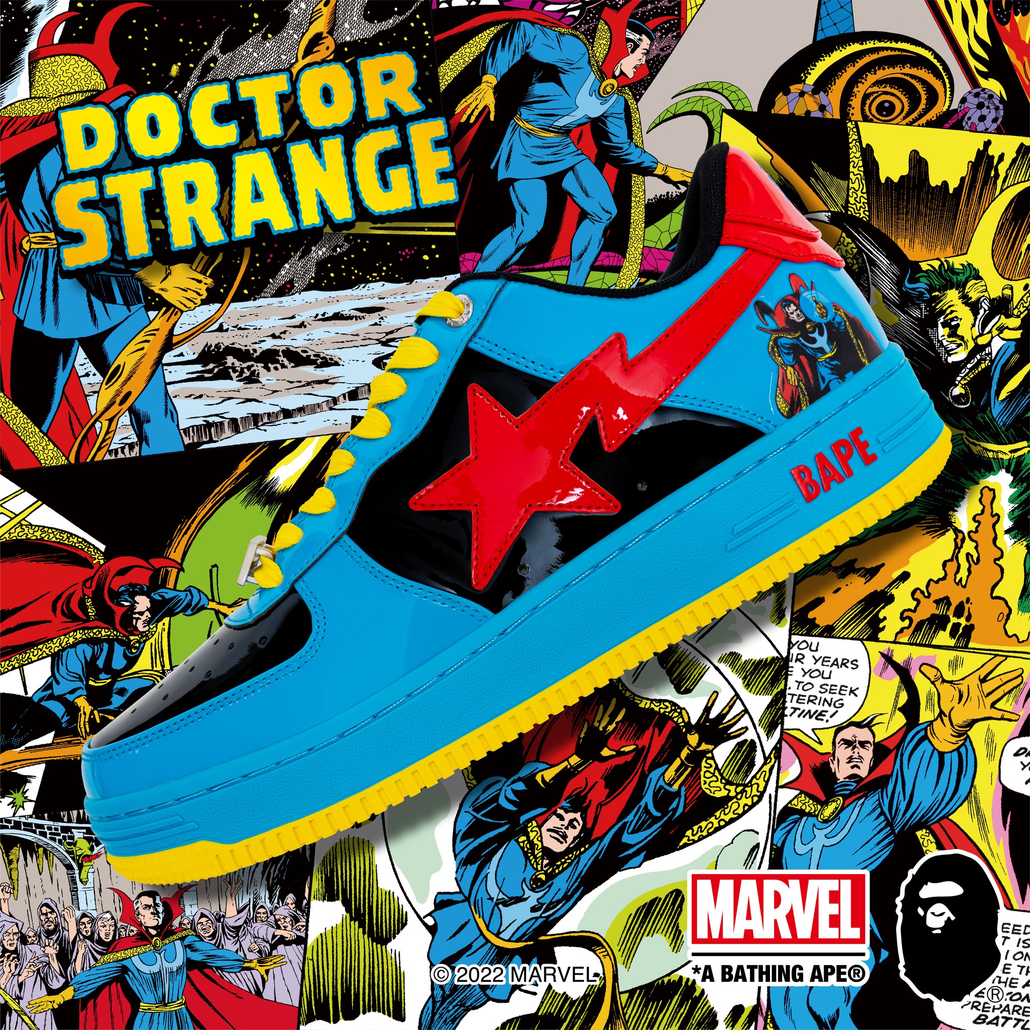 Marvel x Bape Sta &#x27;Doctor Strange&#x27; Lateral