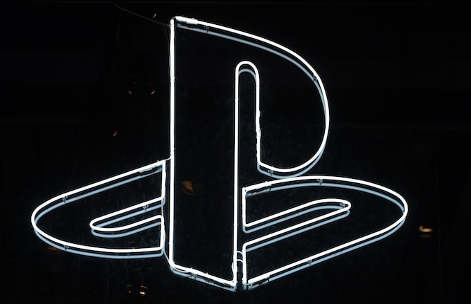PlayStation logo is displayed during the &#x27;Paris Games Week.&#x27;