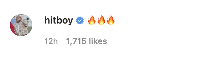 Hit Boy commenting on Ye and Drake.