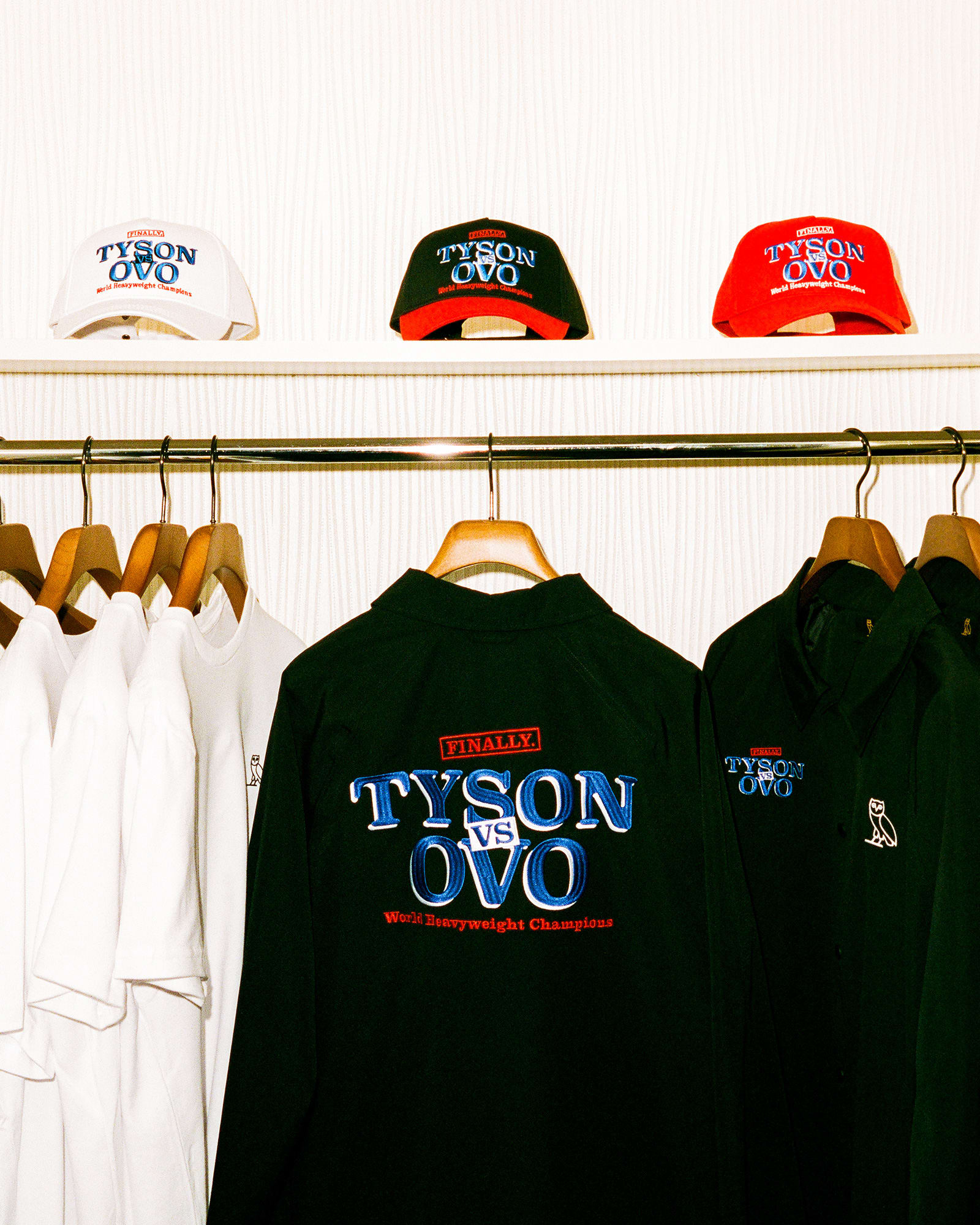 Shot of Mike Tyson x OVO collection