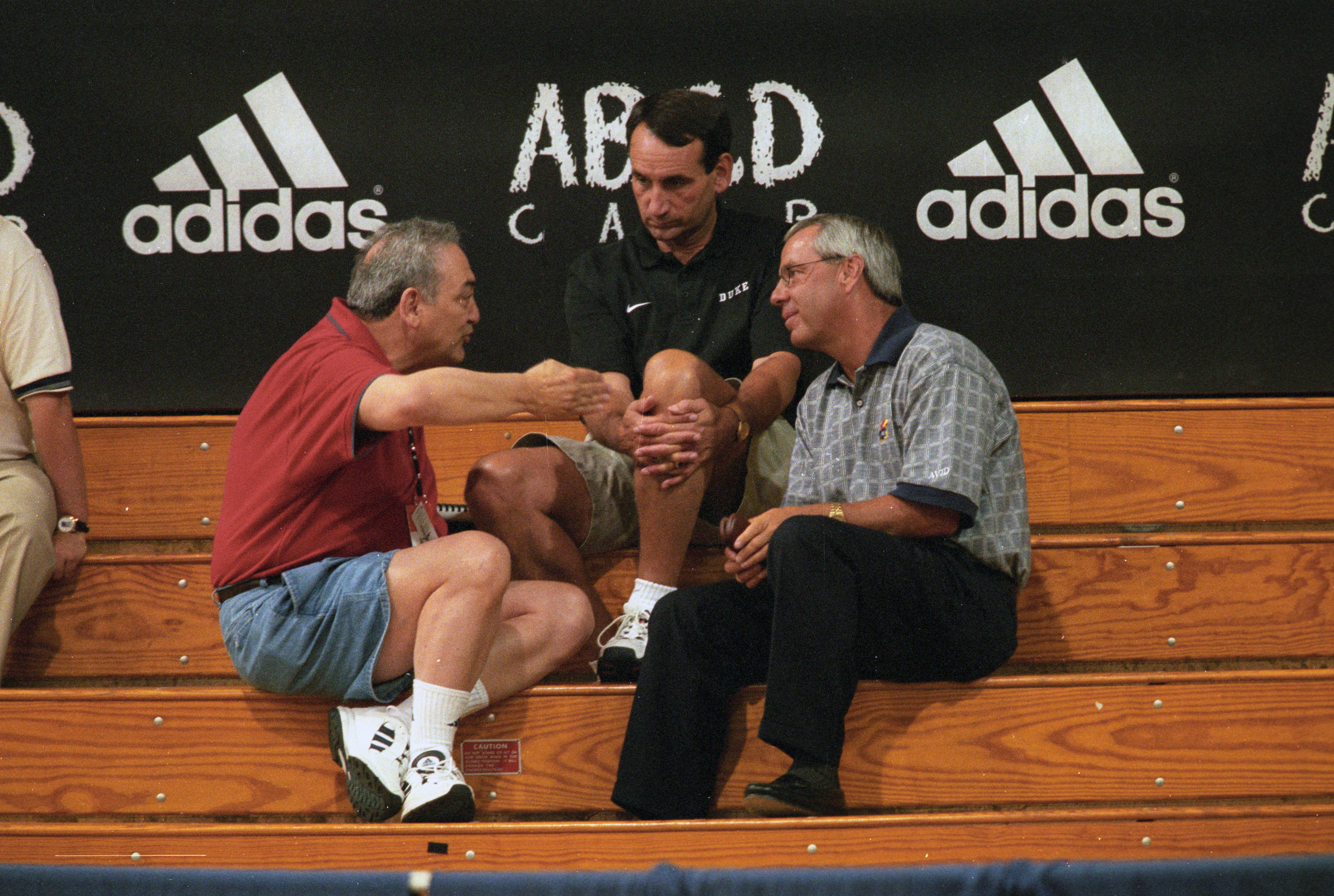 Sonny Vaccaro Mike Krzyzewski Roy Williams