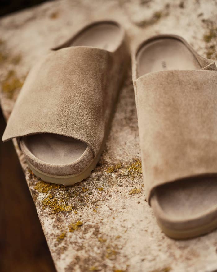 A FoG and Birkenstock collab is pictured