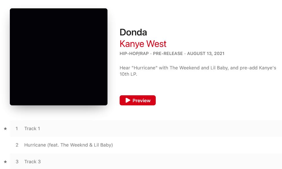 Donda Tracklist