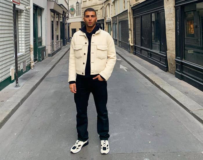 Younes Bendjima Wearing New Balance 992 FY7