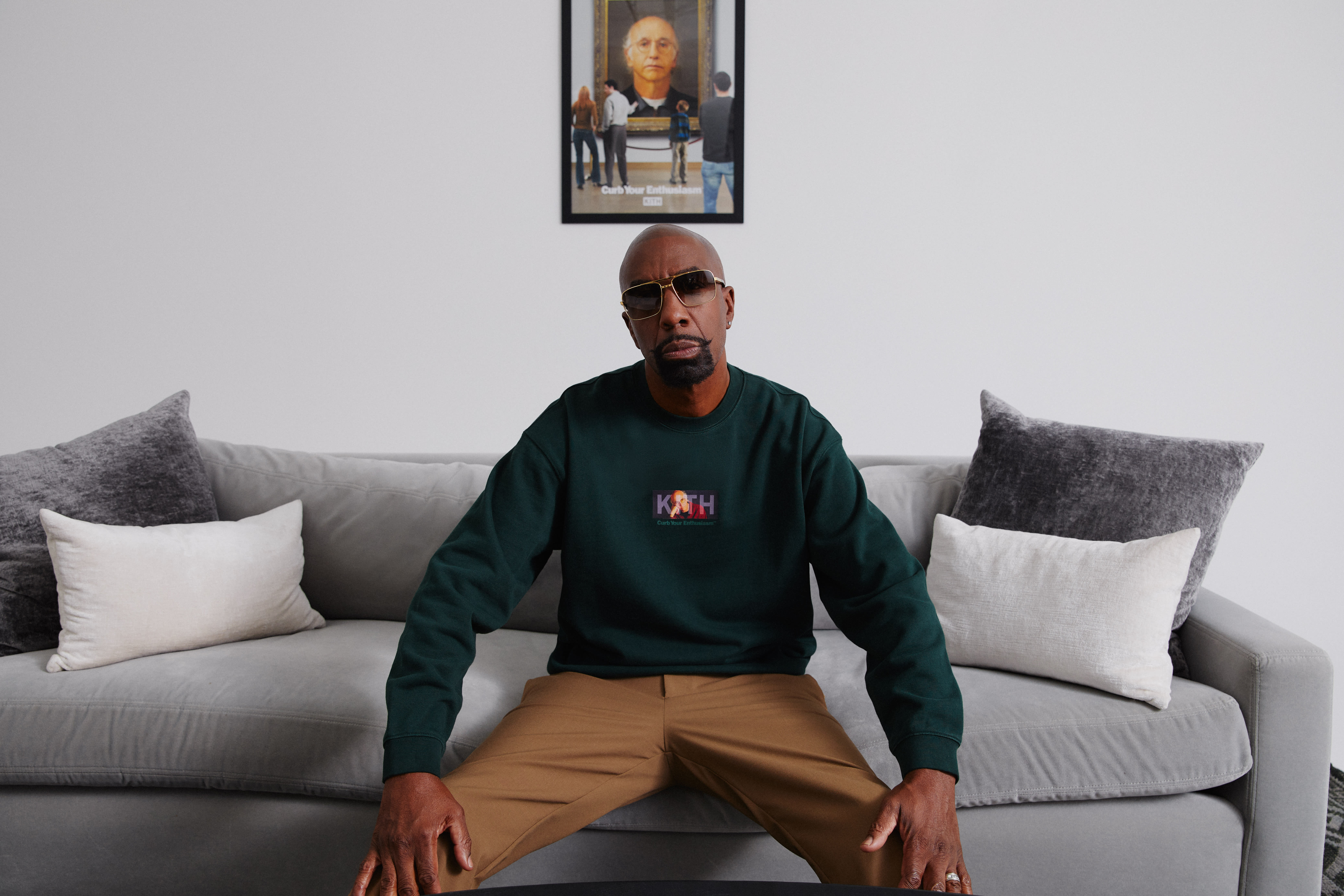 Kith for Curb Your Enthusiasm Mood Logo Crewneck Stadium