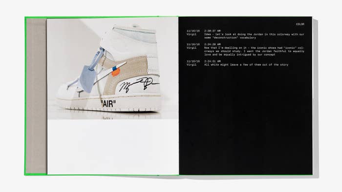 Virgil Abloh and Nike ICONS Book