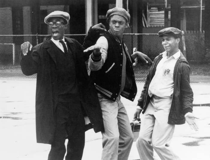 Glynn Turman, Lawrence Hilton Jacobs and Corin Rogers in 'Cooley High'
