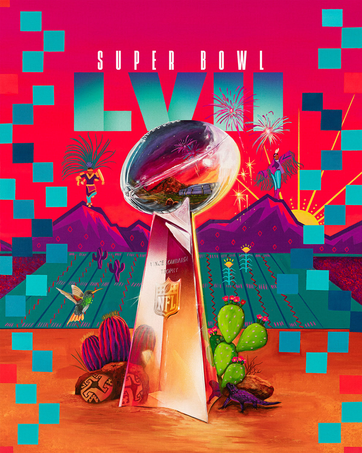 NFL Super Bowl LVII Artwork