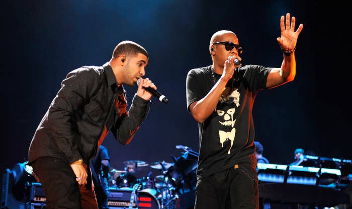 Drake and Jay-Z in 2010.