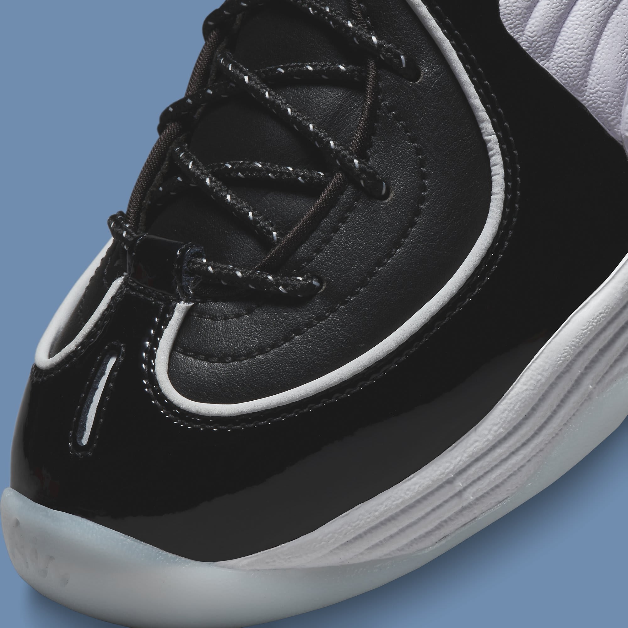 Nike Air Penny 2 II Football Grey DV0817-001 Toe Detail