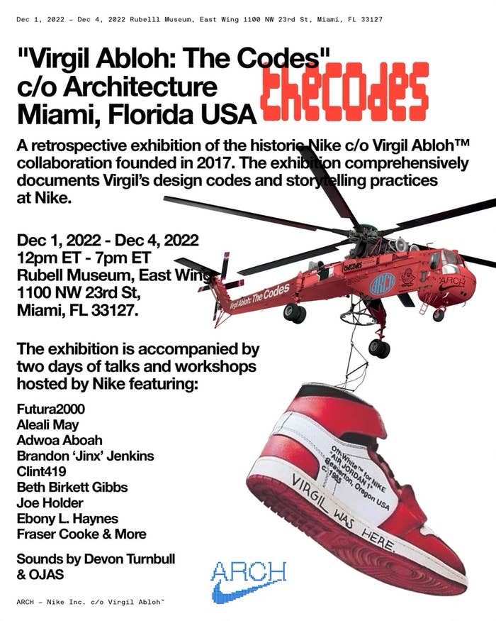 Virgil Abloh Designed Nike x OFF-WHITE “The Ten” Complete