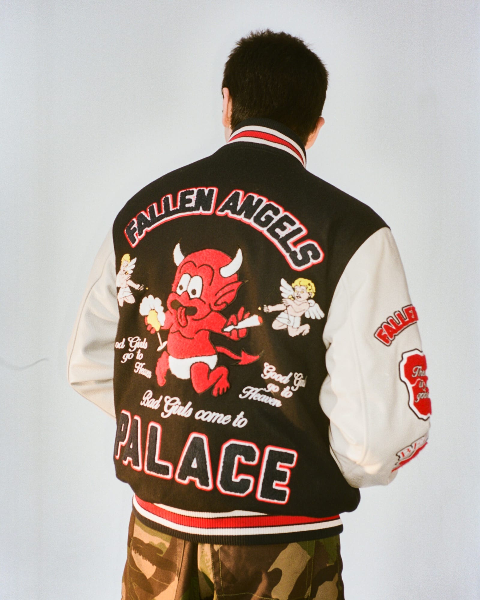 Palace lookbook photo is pictured