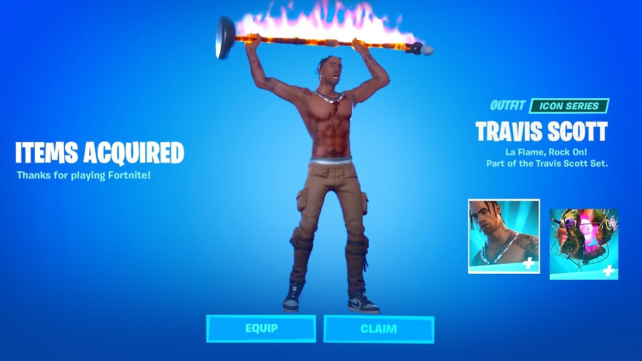 Travis Scott Fortnite Concert