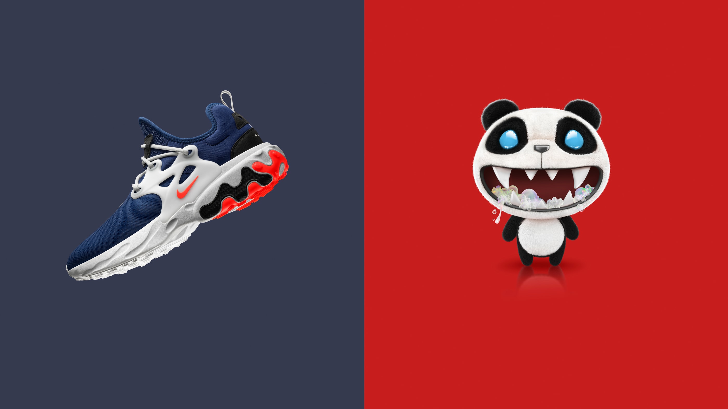 Nike React Presto &#x27;Rabid Panda&#x27;