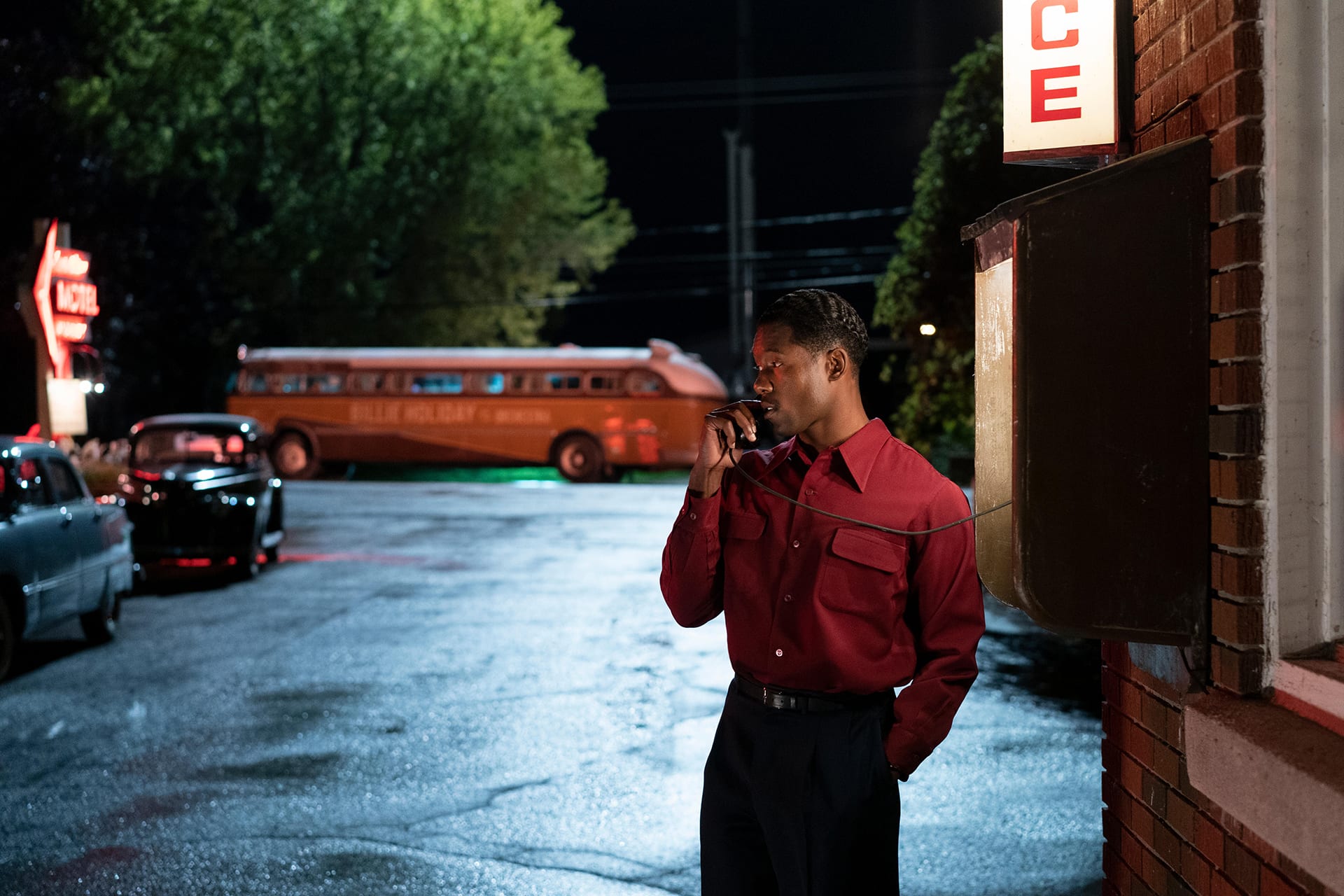 Trevante Rhodes in &#x27;The United States vs. Billie Holiday&#x27;