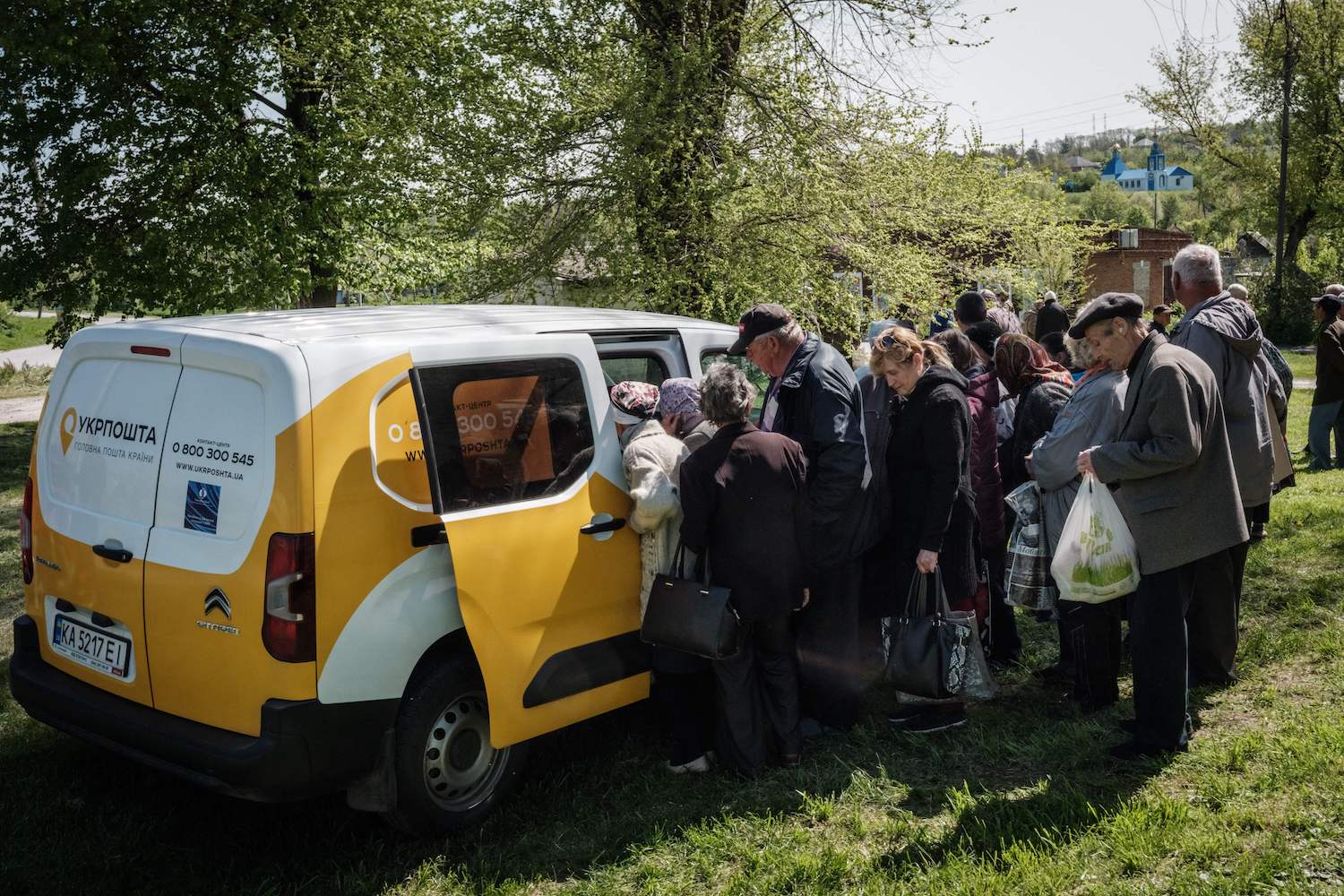 Ukraine Delivery van getty