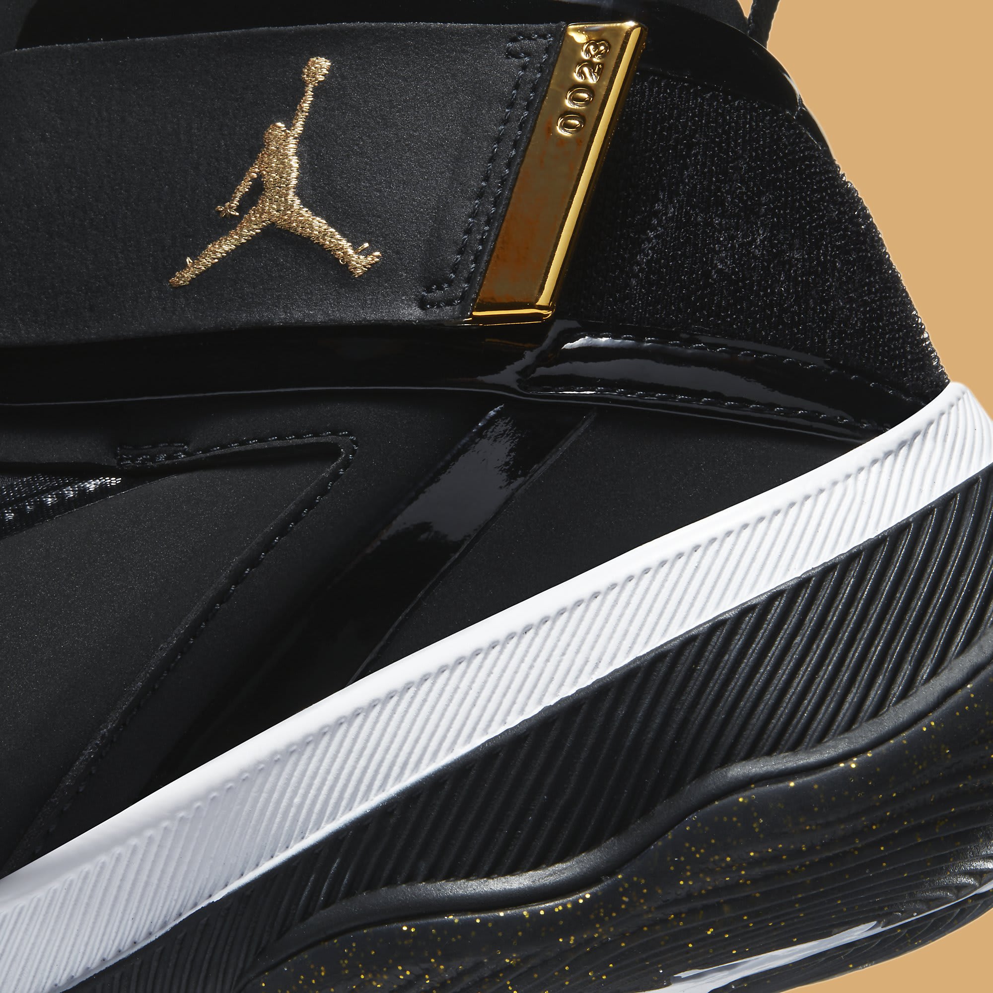 Jordan AJNT 23 Black Gold Release Date CI5441-008 Midsole