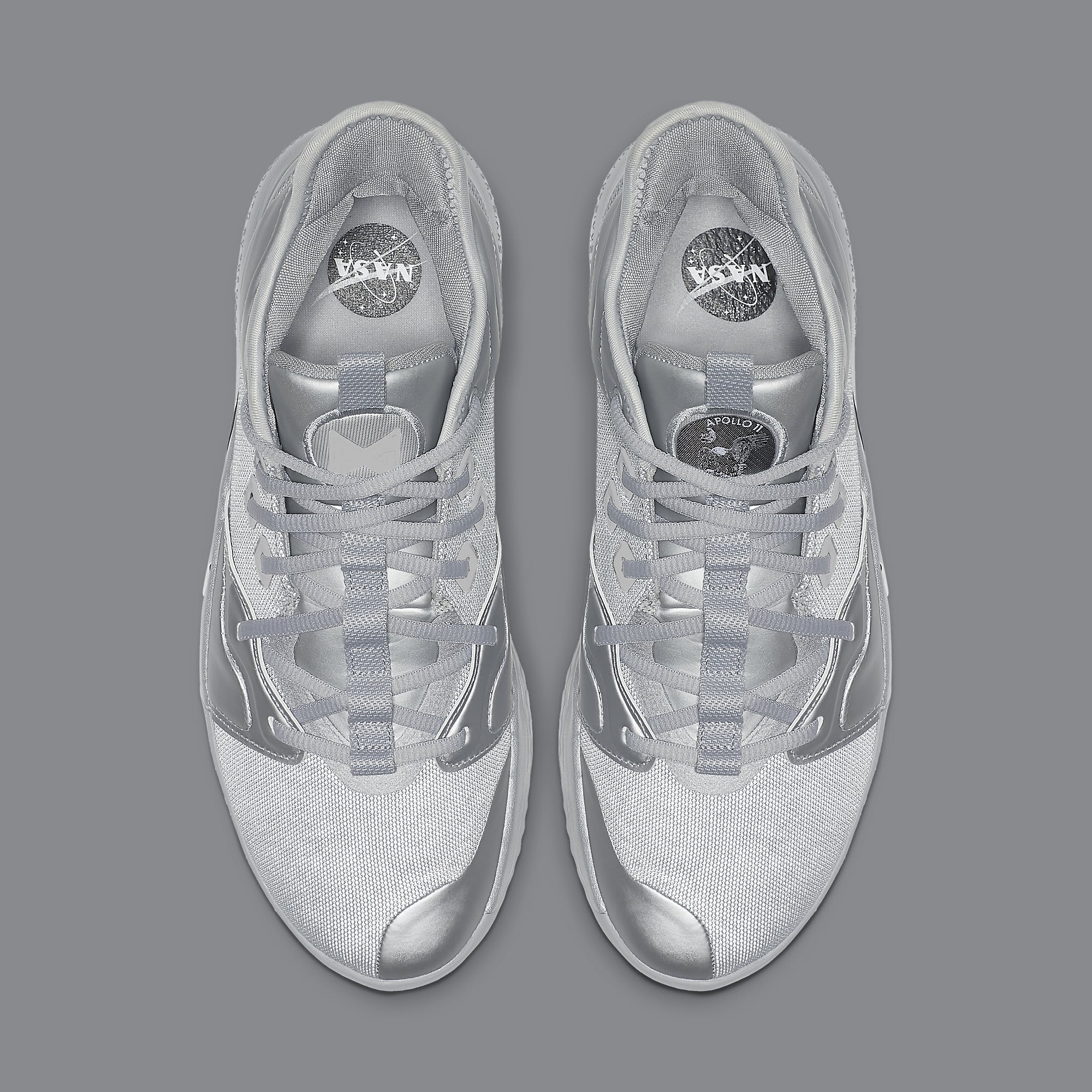 Nike PG 3 NASA Silver Release Date CI2666-001 Top