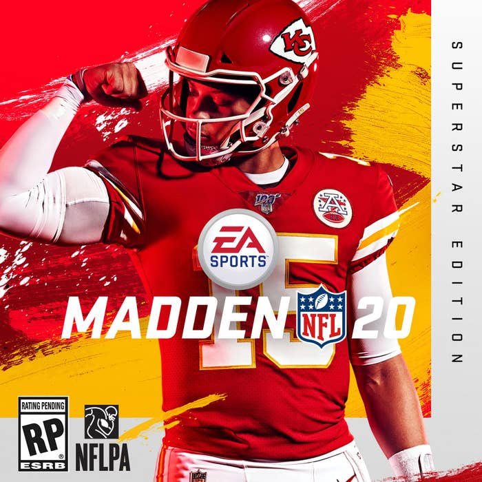 Patrick Mahomes Cover Art Madden 20 2019 Wide Feature Vertical