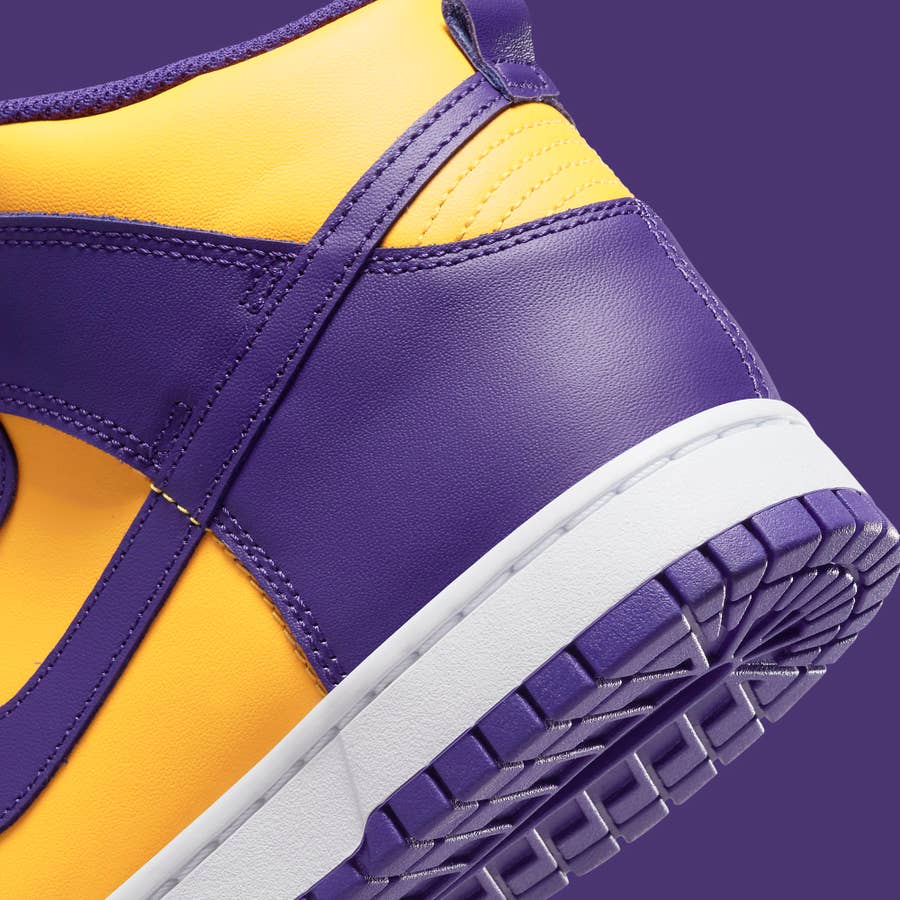 Nike sb dunk sales high lakers