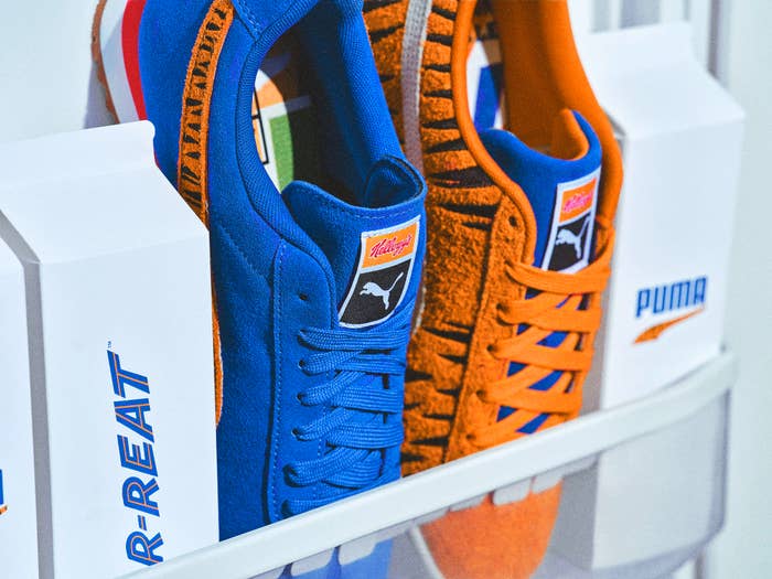 Kellogg&#x27;s Frosted Flakes Tony the Tiger Suede &amp; Roma Collection Detail