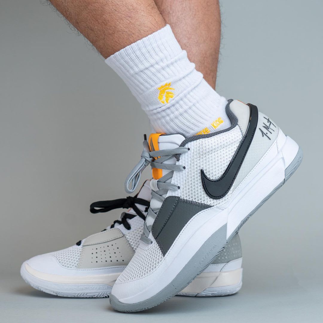 Check Out the 'Light Smoke Grey' Nike Ja 1 On-Feet | Complex