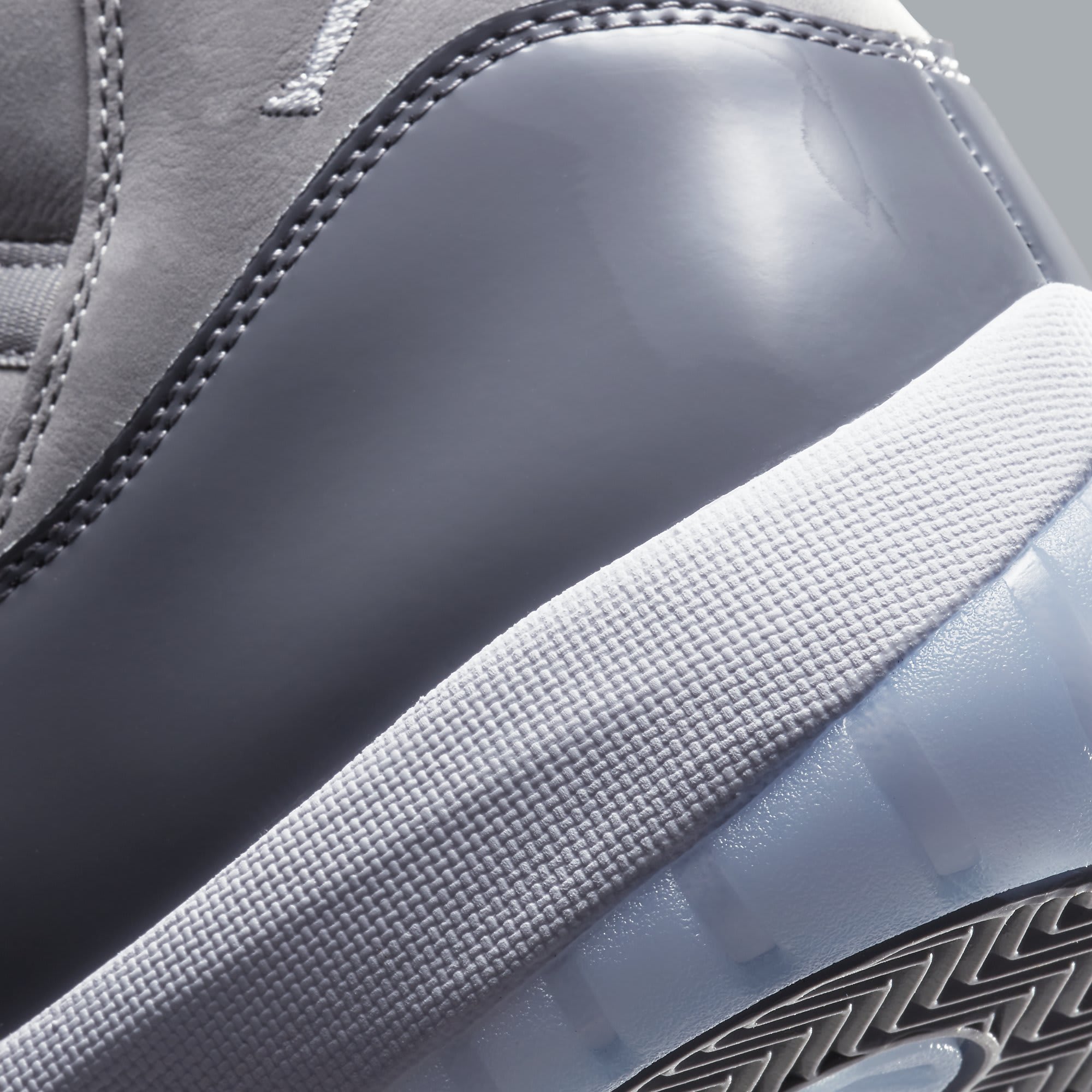 Air Jordan 11 XI Cool Grey Release Date CT8012-005 Heel Detail
