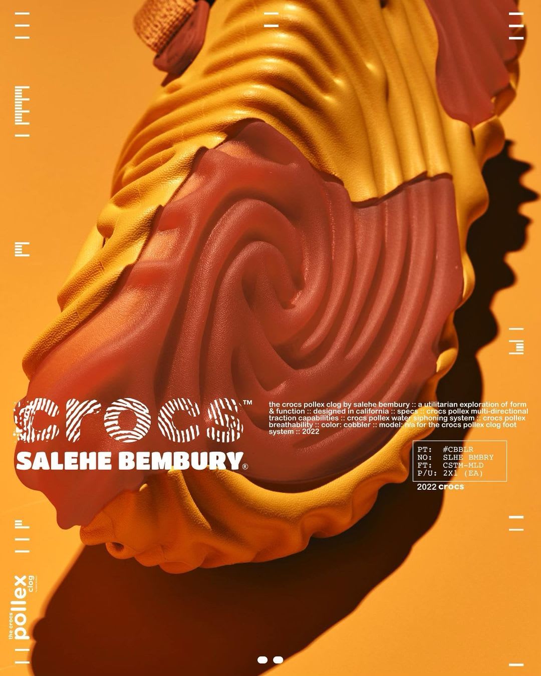 Salehe Bembury x Crocs Pollex Clog &#x27;Cobbler&#x27; (Toe)