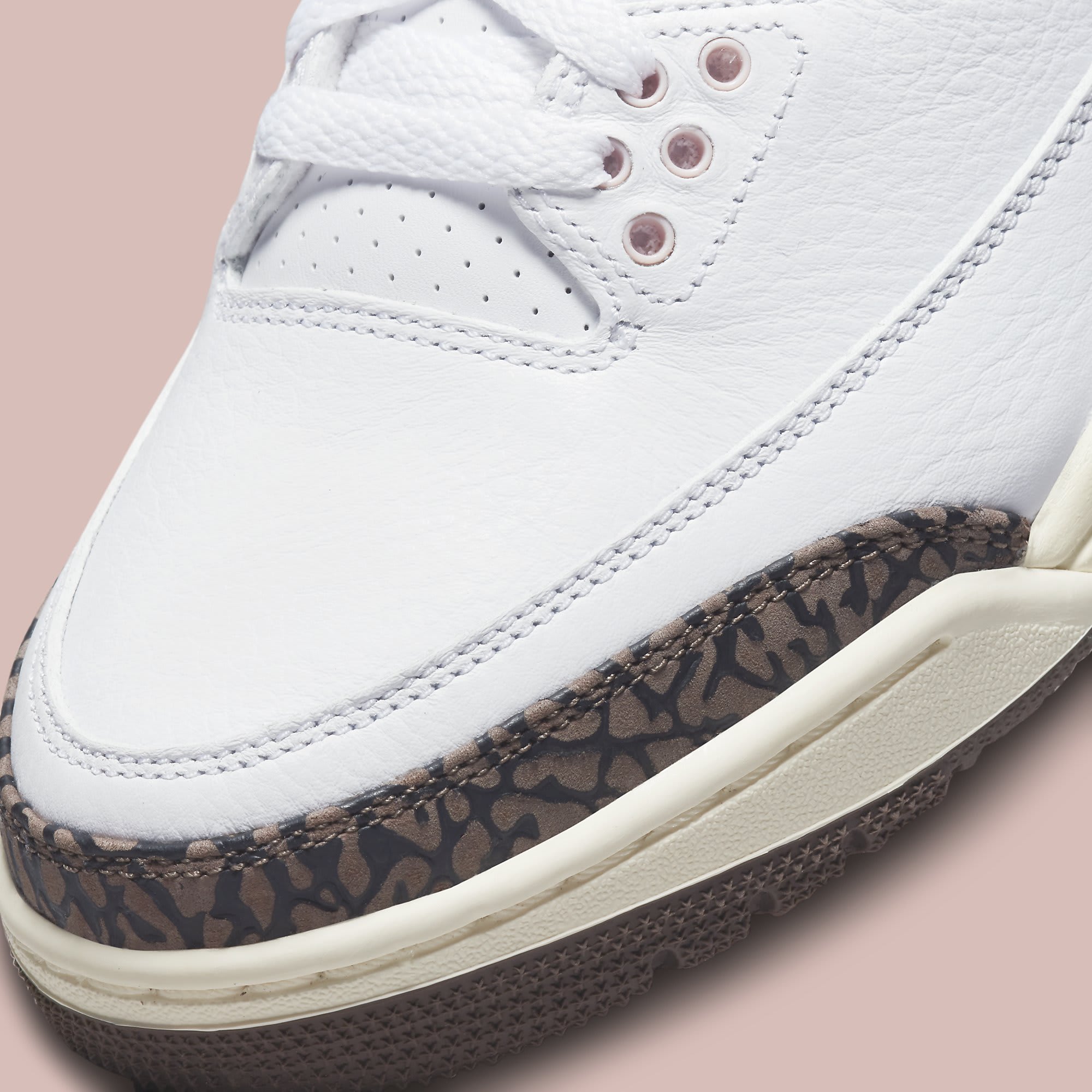 Air Jordan 3 Women&#x27;s &#x27;Dark Mocha&#x27; CK9246 102 Toe