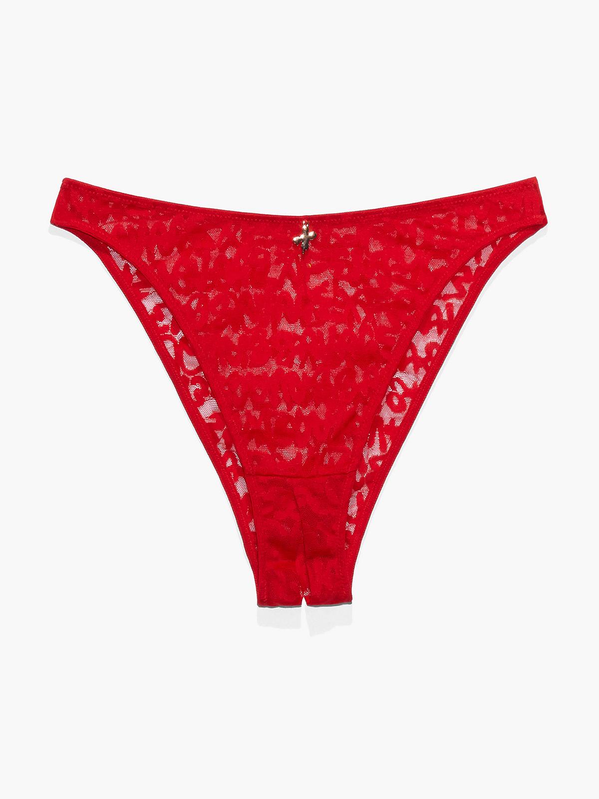 Savage X Mesh Briefs in Red