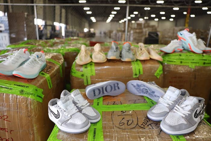 Counterfeit Sneakers Customs and Border Protection