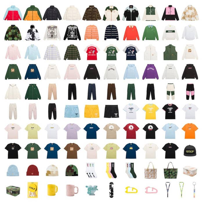 image of fall collection from golf wang for consideration