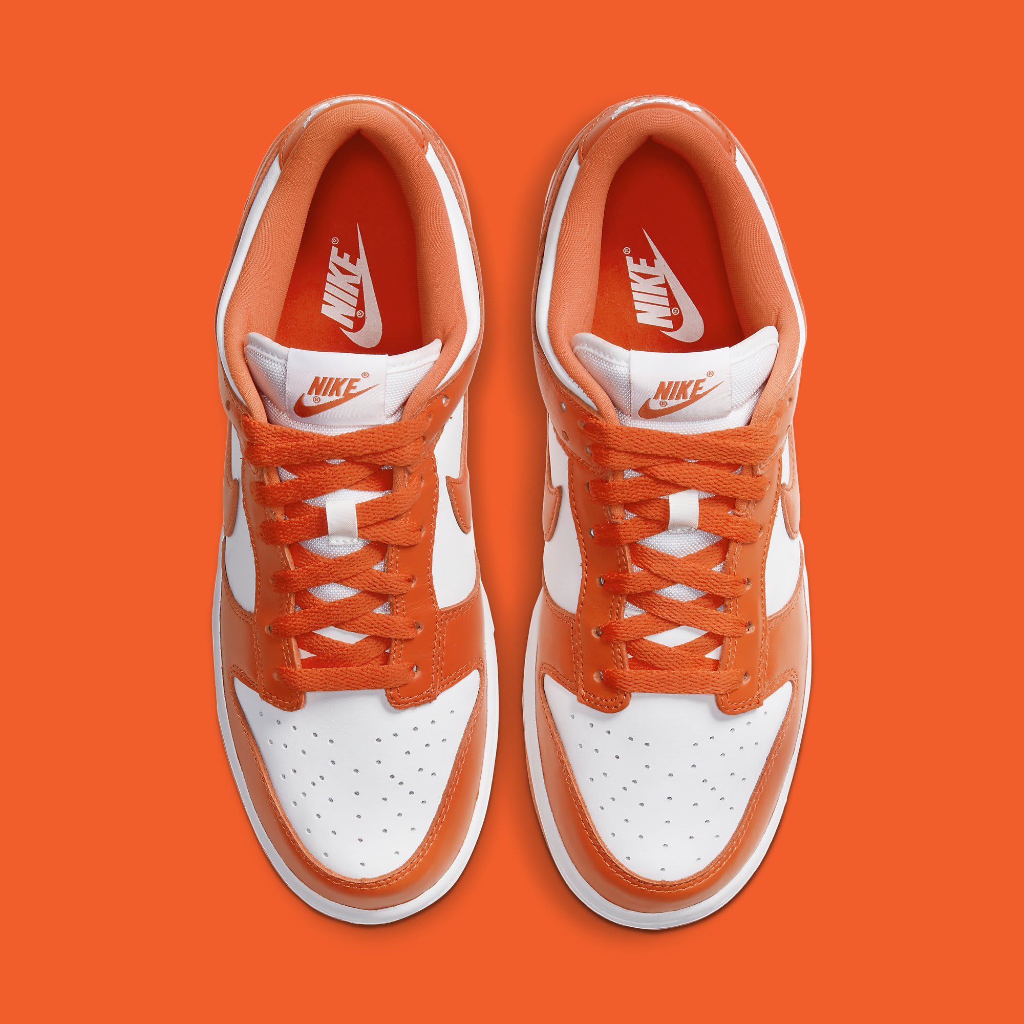 Nike Dunk Low Syracuse Release Date CU1726-101 Top