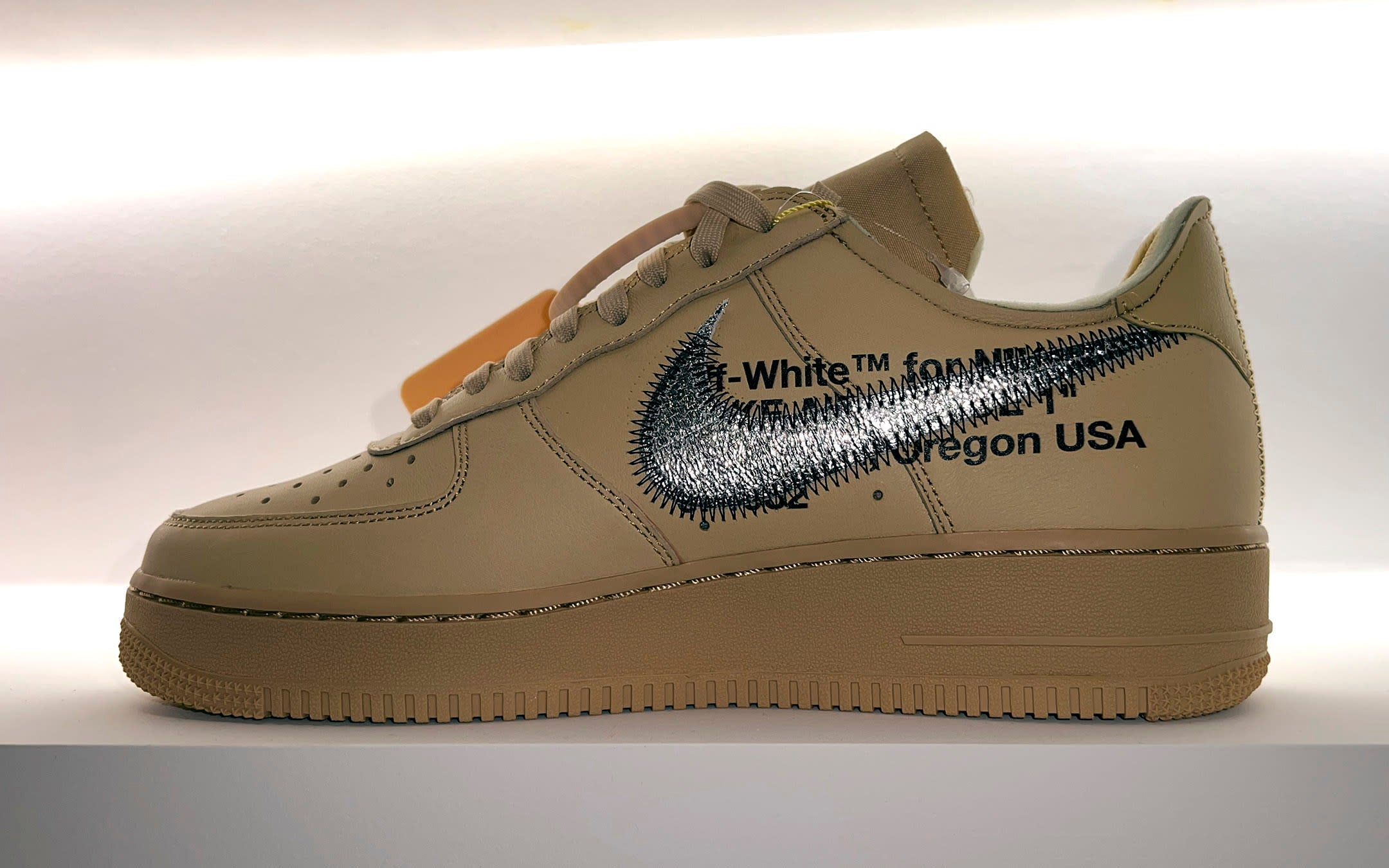 Unreleased Off White X Nike Air Force 1 Samples On Display At Virgil Unreleased Off White X Nike Air Force 1 Samples On Display At Virgil