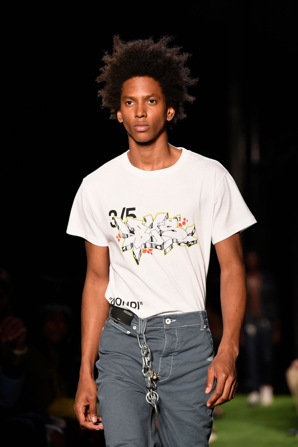 Virgil Abloh draws from 1980s graffiti culture for Off-White show