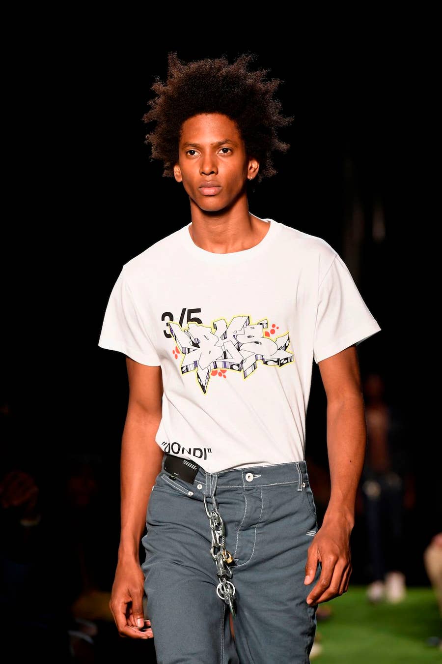Virgil Abloh draws from 1980s graffiti culture for Off-White show, Paris  fashion week