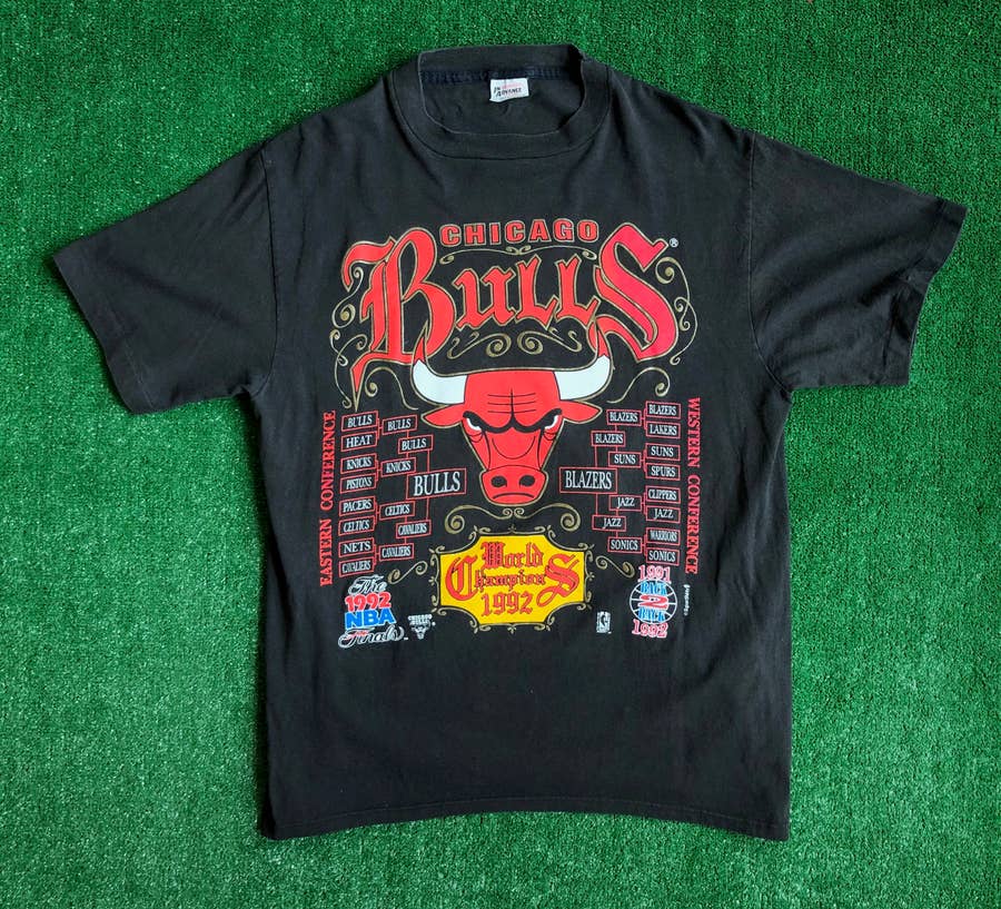 90's Chicago Bulls Raptees T-shirt The Chicago Bulls are an