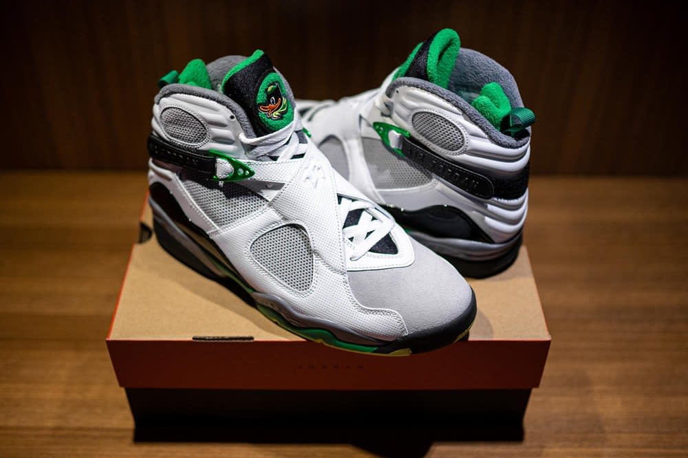 Air Jordan 8 VIII Oregon Ducks PE