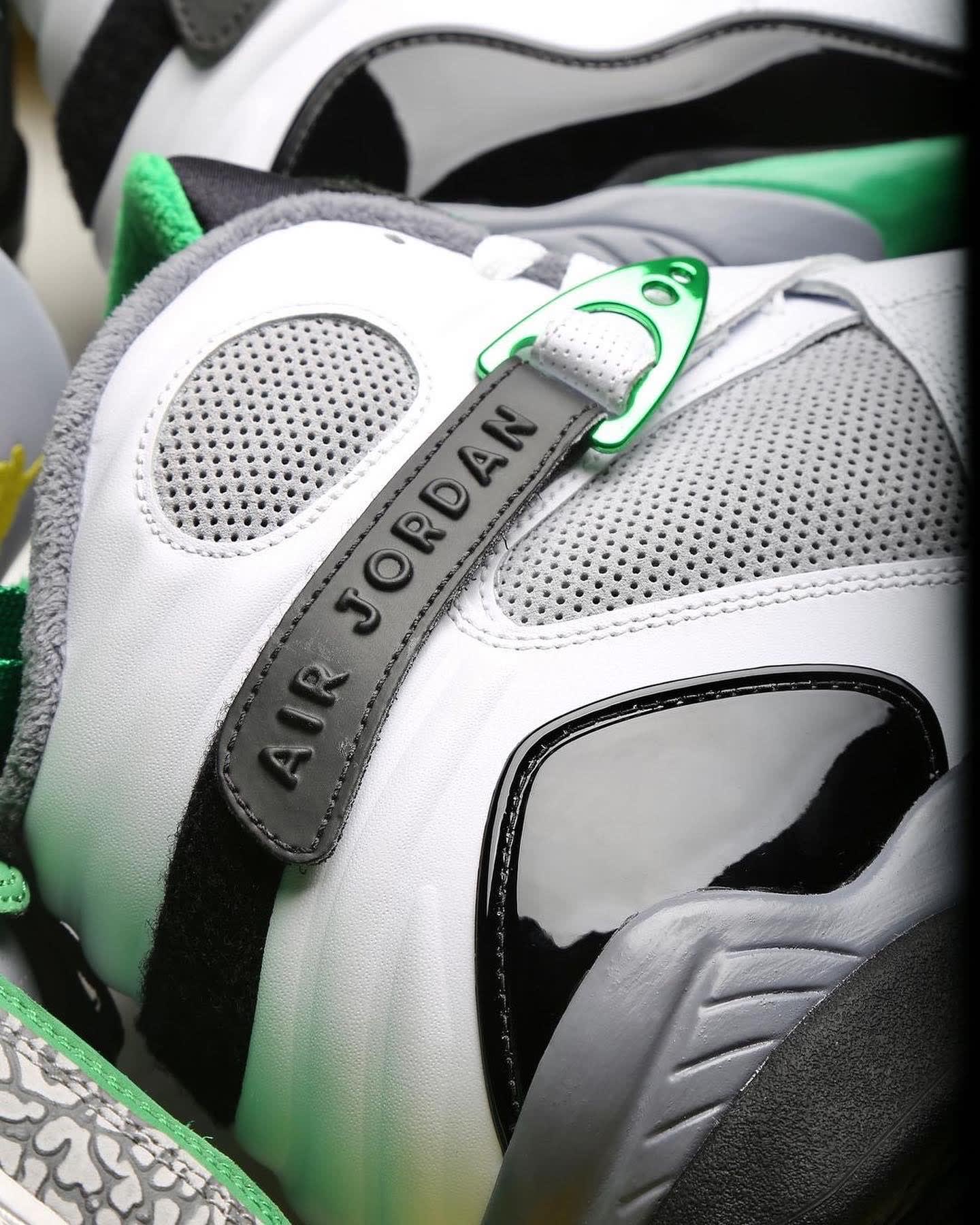 Air Jordan 8 VIII Oregon Ducks PE Heel