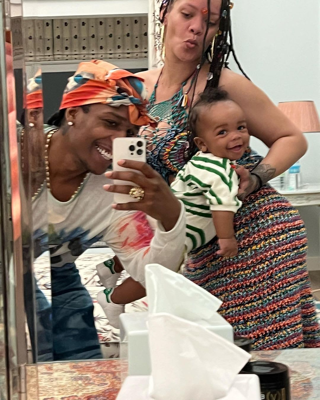 asap rocky rihanna and baby rza together 2