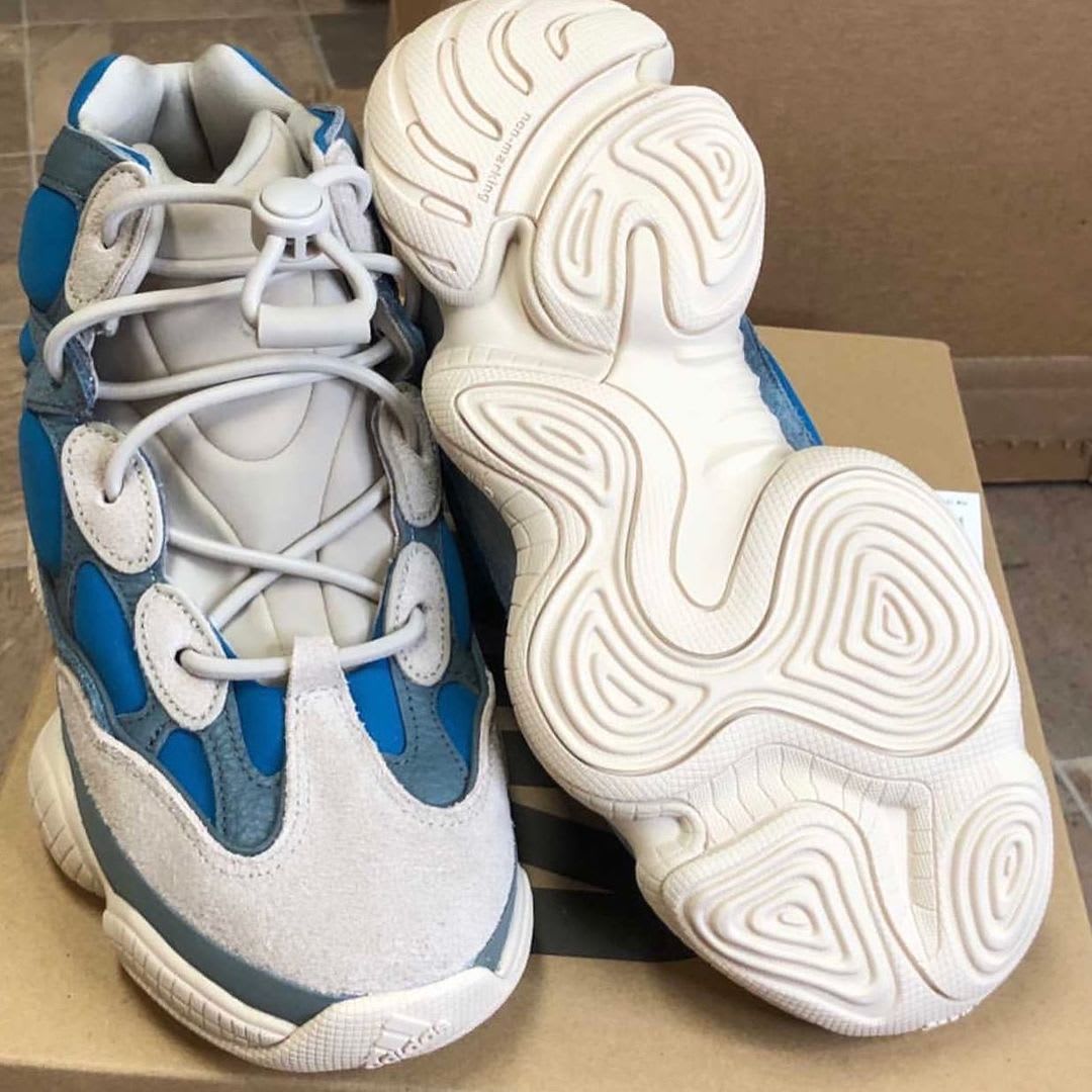 Adidas Yeezy 500 High Frosted Blue Release Date Sole