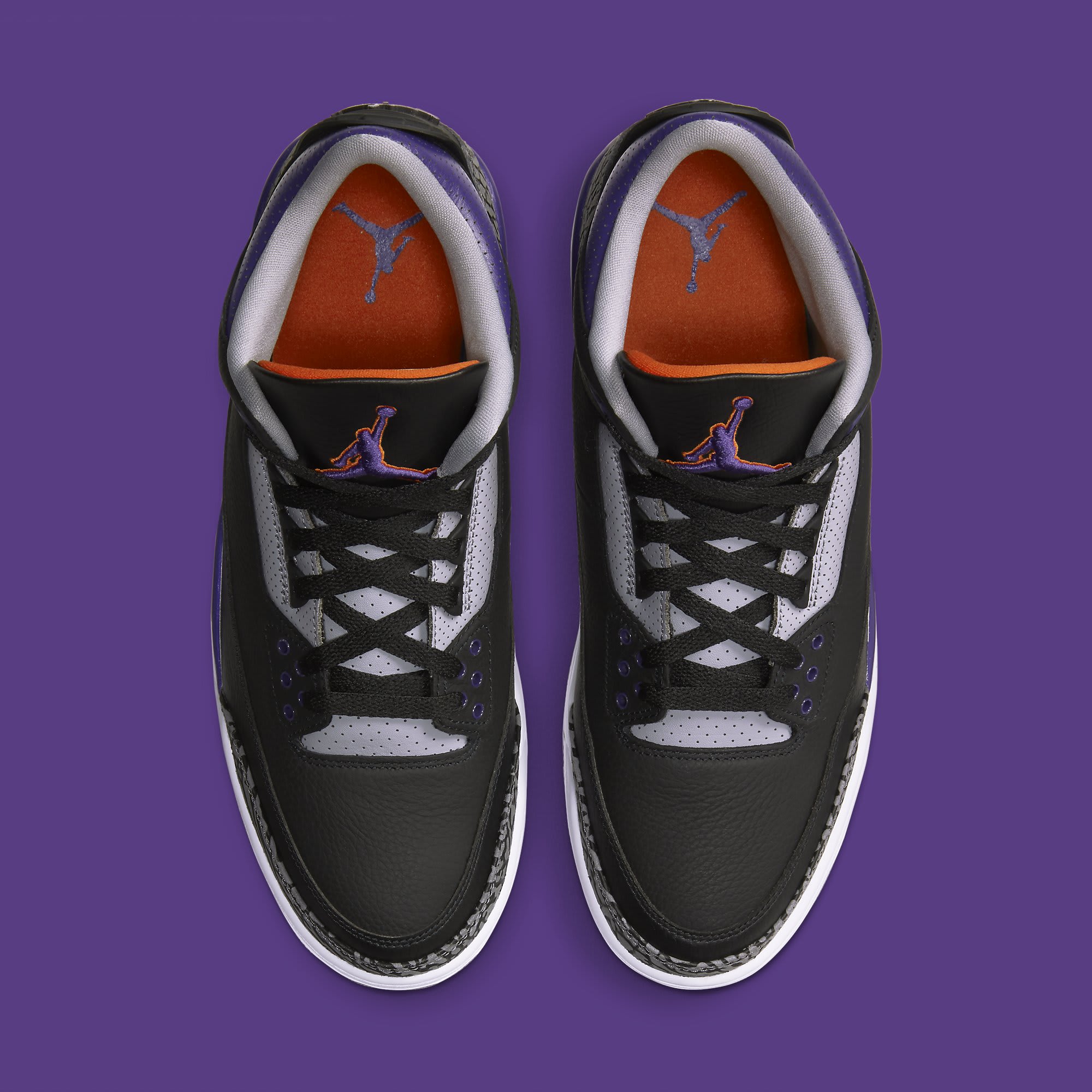 Air Jordan 3 Retro &#x27;Court Purple&#x27; CT8532-050 Top