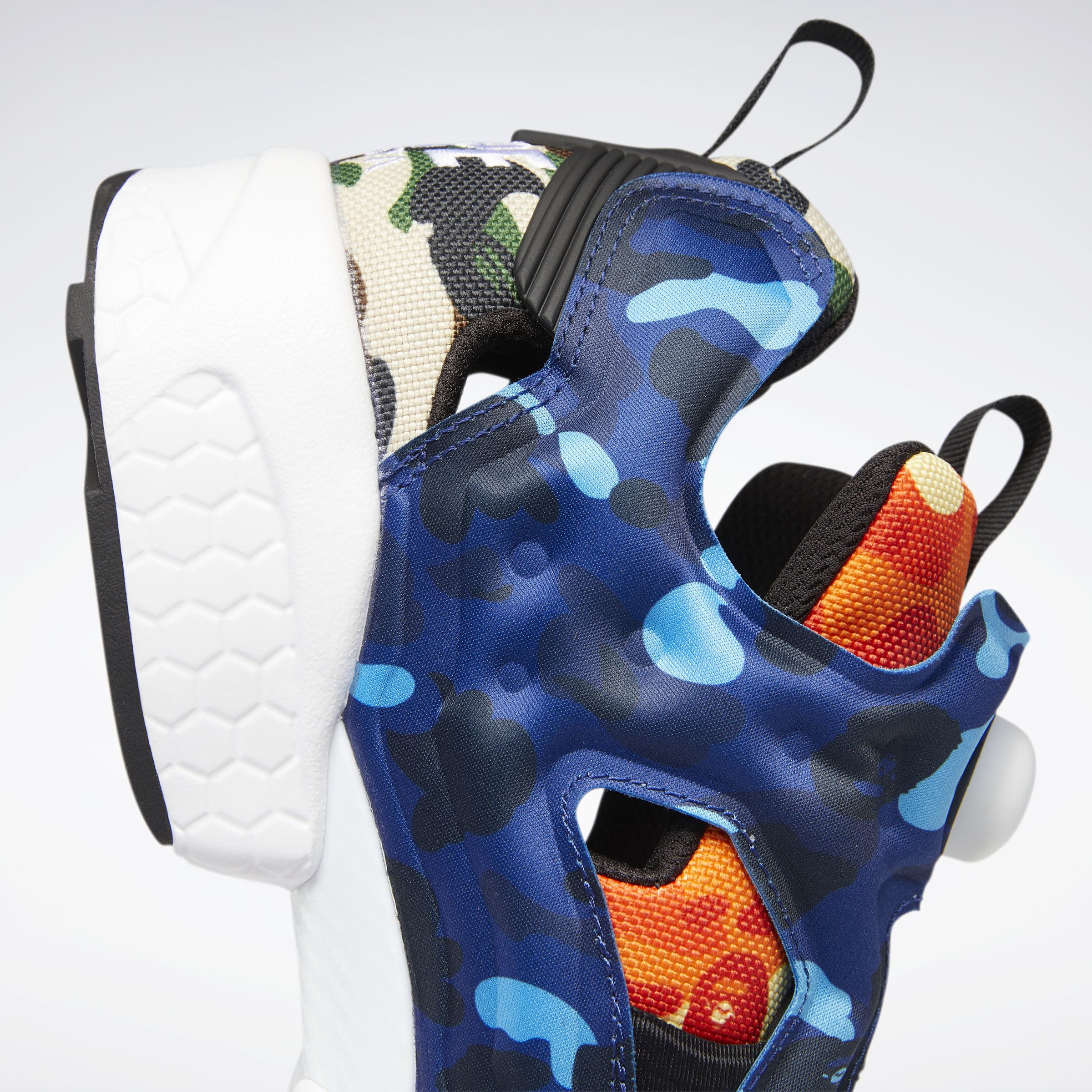 Bape x Reebok Insta Pump Fury Release Date Q47370 Heel Detail