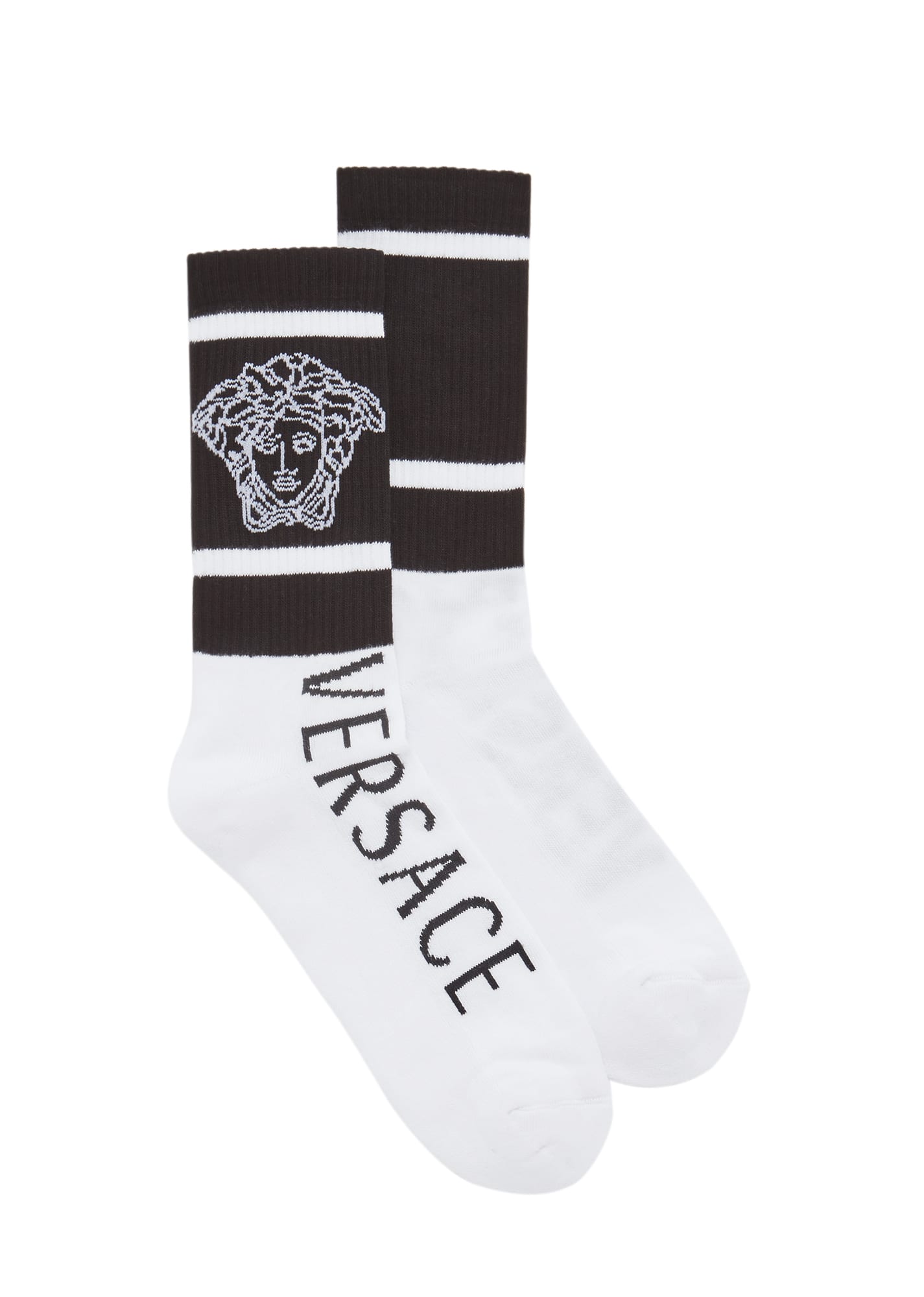 Versace Medusa Logo Socks