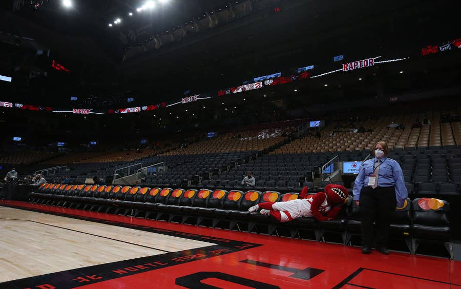 Start Up the Tank, Raptors' Mascot Likely Done for the Season - Raptors HQ