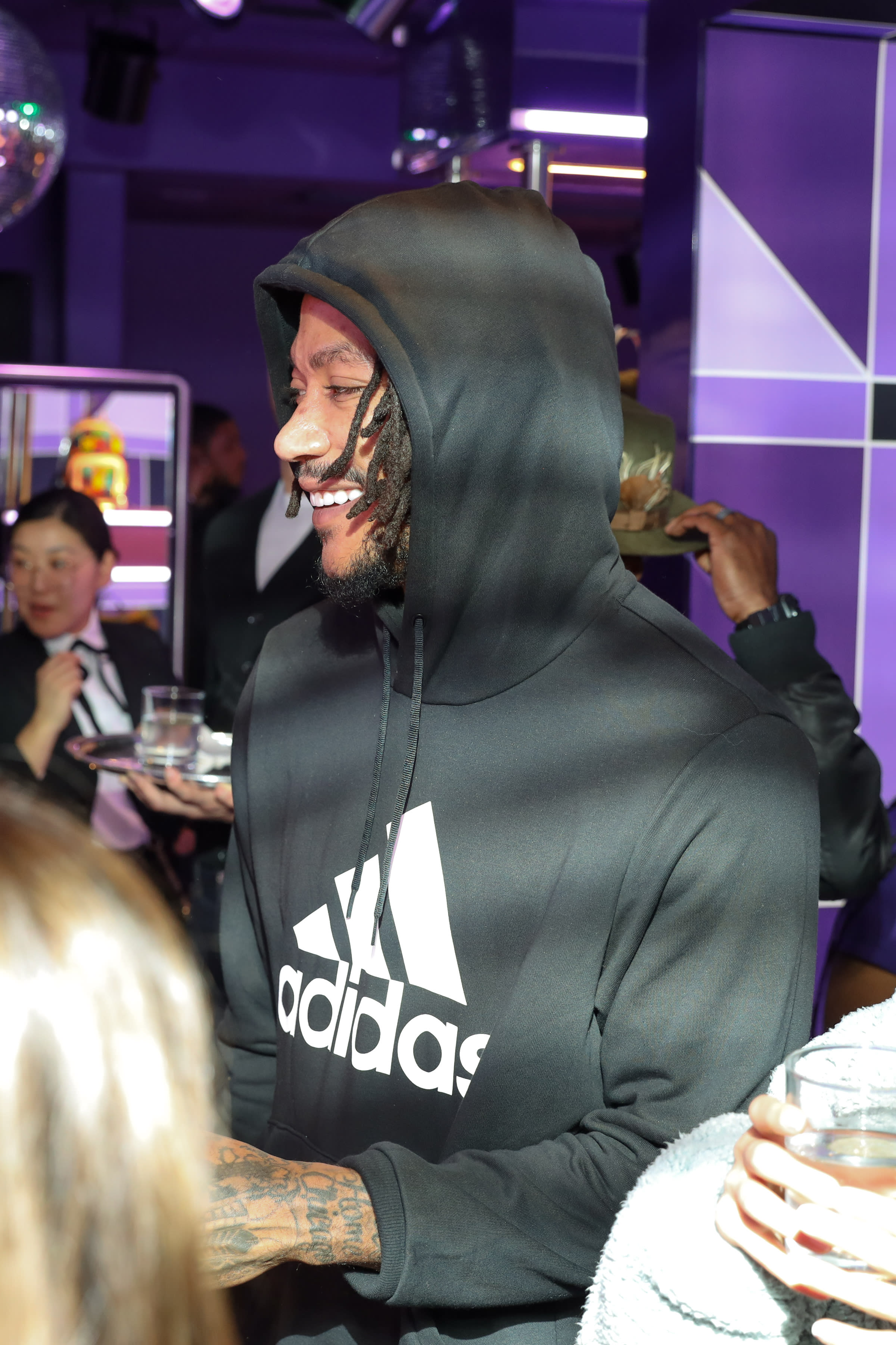 Derrick Rose at Chicago Gucci event