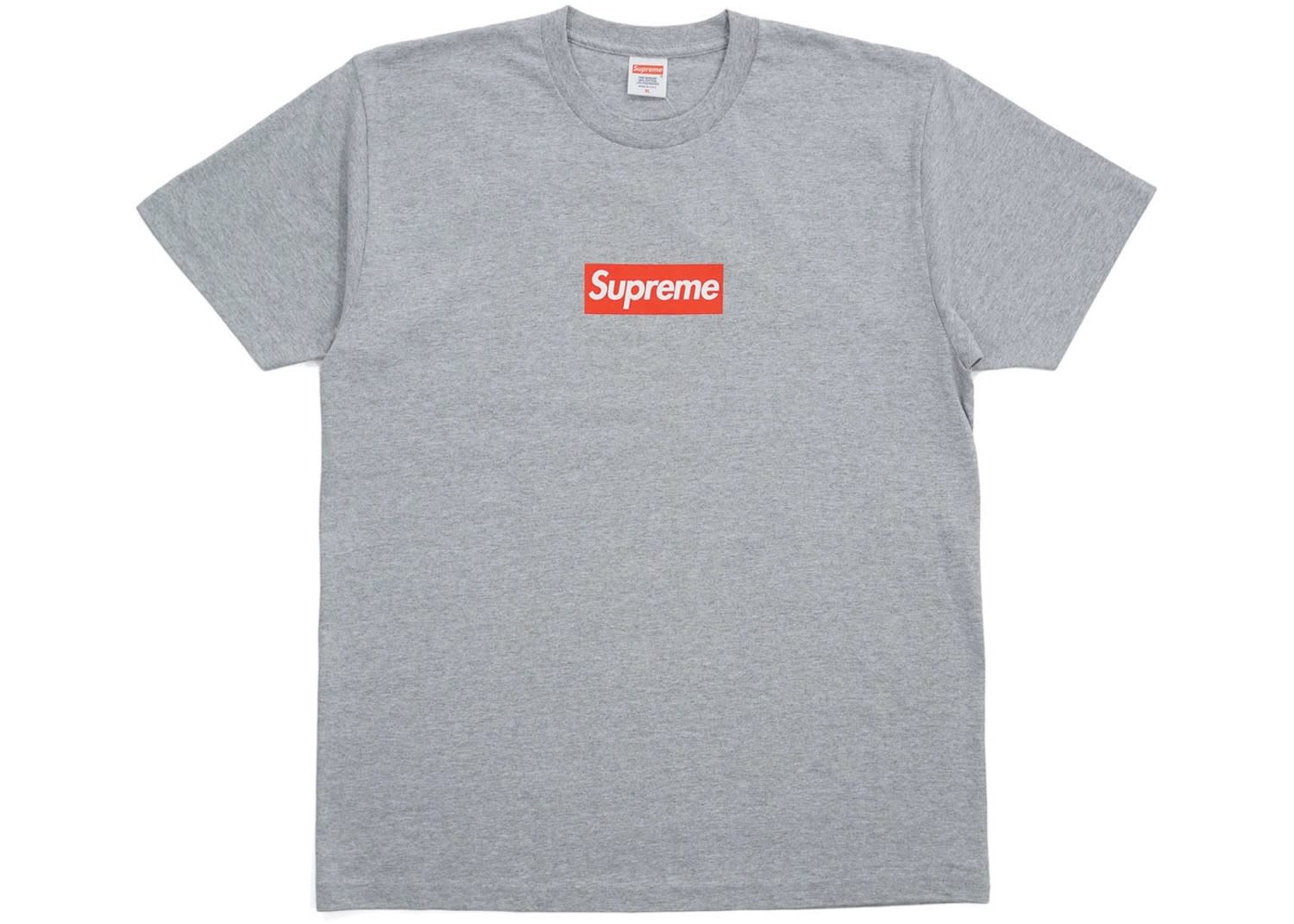 Louis Vuitton Supreme White Red Monogram Box Logo T Shirt